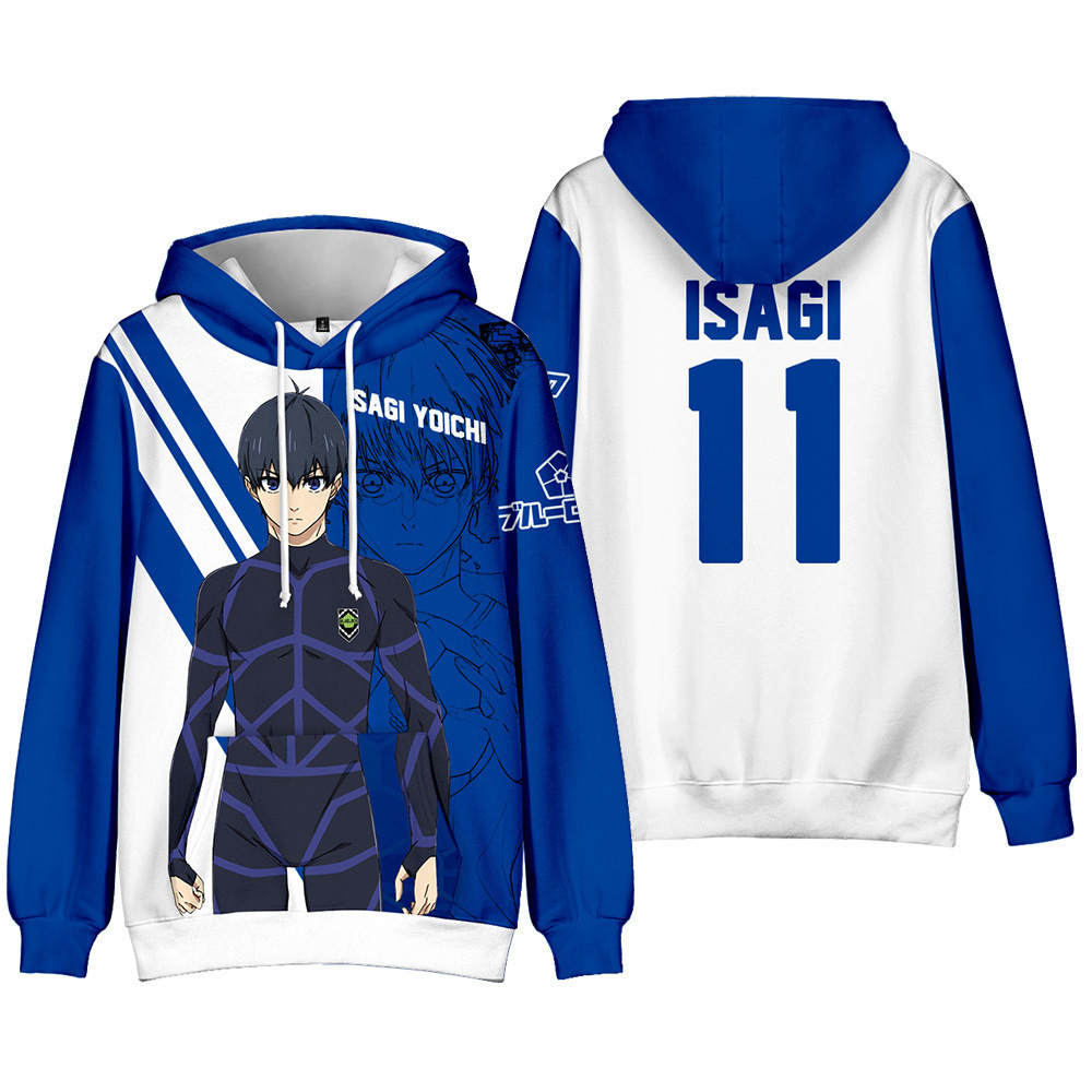 Anime Merchandise Hoodie - New anime BLUE LOCK merchandise fashionable