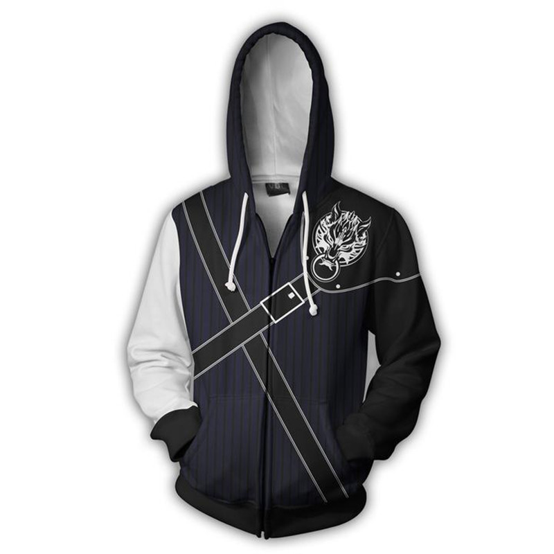 Final Fantasy Hoodie Digital P - Anime Merchandise Hoodie ulasan dan harga