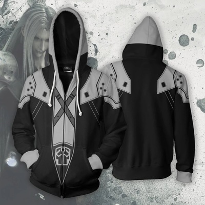 Final Fantasy Hoodie Digital P - Anime Merchandise Hoodie ulasan dan harga