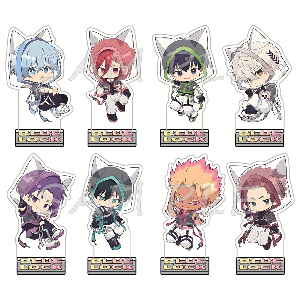 Blue Lock 10cm Acrylic Stand F - Anime Merchandise Hoodie ulasan dan harga