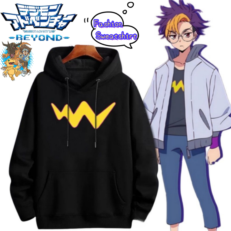 Digimon Adventure Agumon Greym - Anime Merchandise Hoodie ulasan dan harga