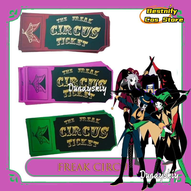 BFreak Circus Ticket Card Red  - Anime Merchandise In Japanese ulasan dan harga