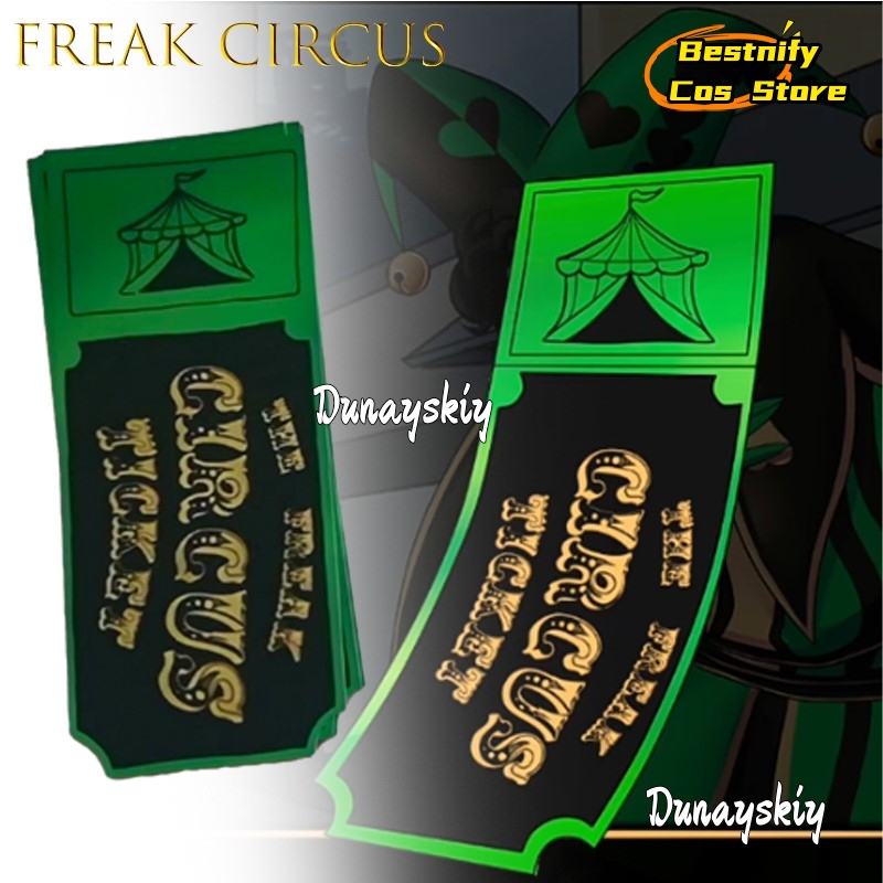 BFreak Circus Ticket Card Red  - Anime Merchandise In Japanese ulasan dan harga