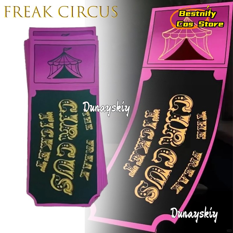 BFreak Circus Ticket Card Red  - Anime Merchandise In Japanese ulasan dan harga
