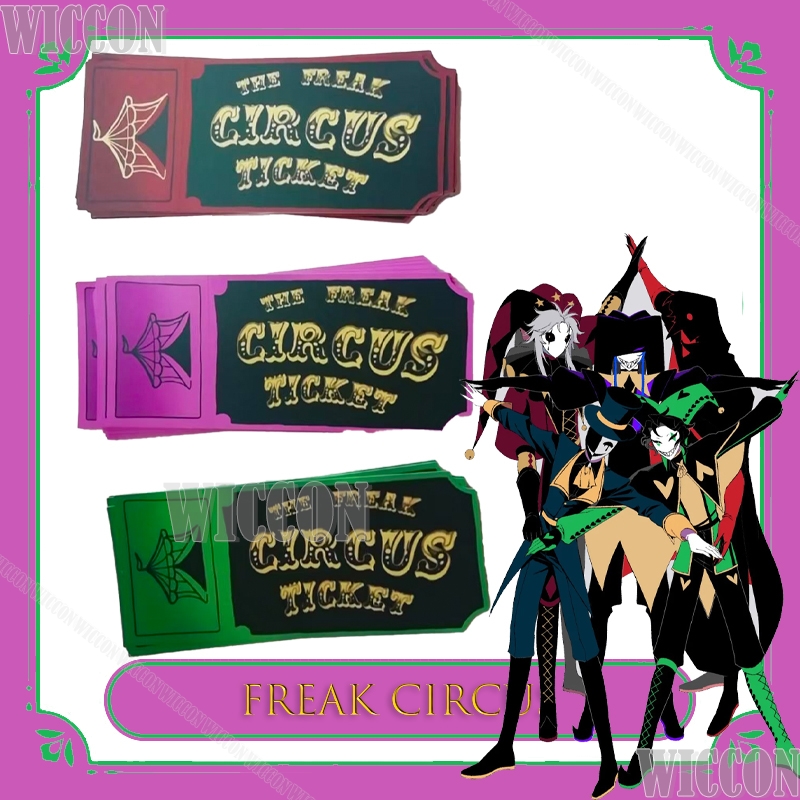Freak Circus Ticket Card Red G - Anime Merchandise In Japanese ulasan dan harga