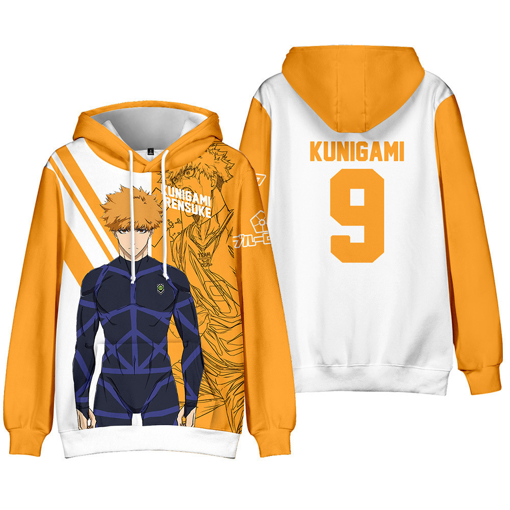 New anime BLUE LOCK merchandis - Anime Merchandise Hoodie ulasan dan harga