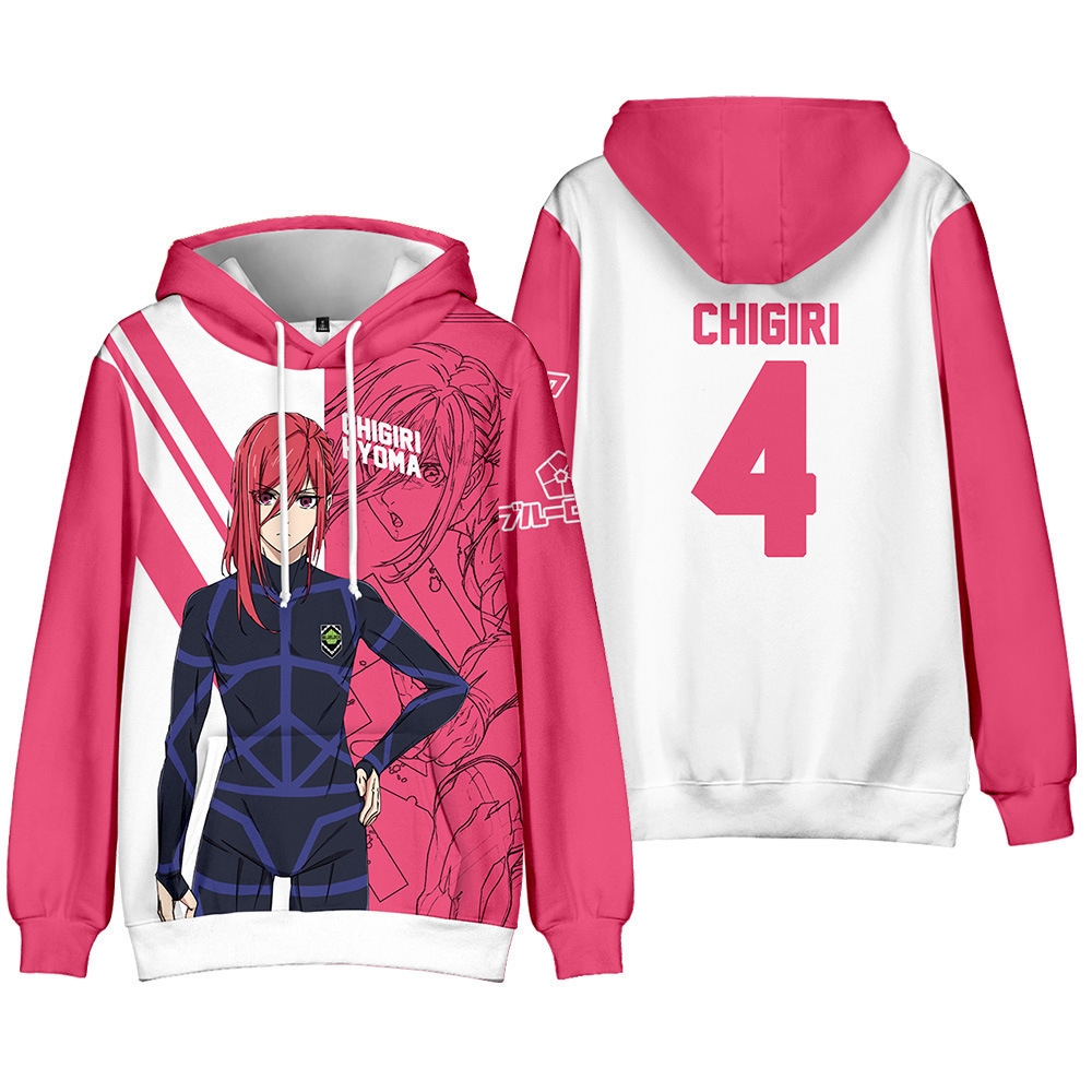 New anime BLUE LOCK merchandis - Anime Merchandise Hoodie ulasan dan harga