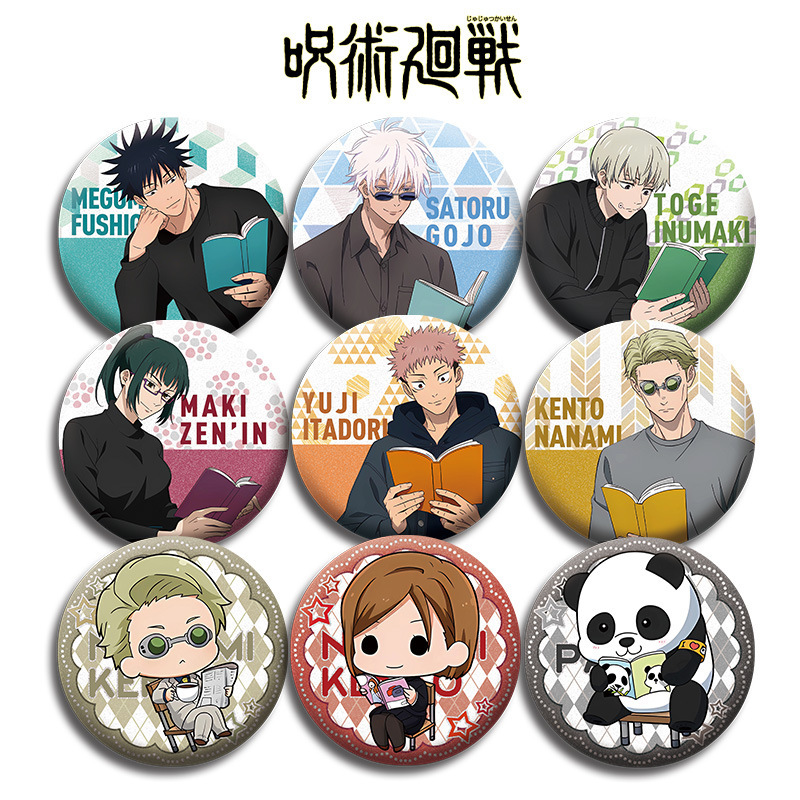 Jujutsu Kaisen Anime Badge Set - Gojo Anime Merchandise ulasan dan harga