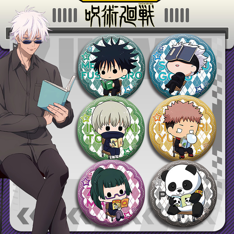 Jujutsu Kaisen Anime Badge Set - Gojo Anime Merchandise ulasan dan harga